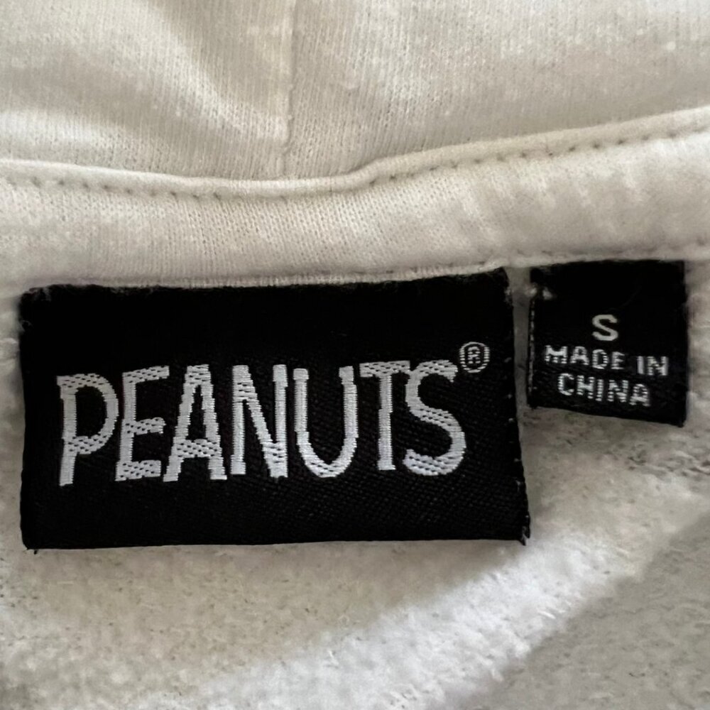 Peanuts Snoopy White & Black Hoodie - Picture 4 of 6